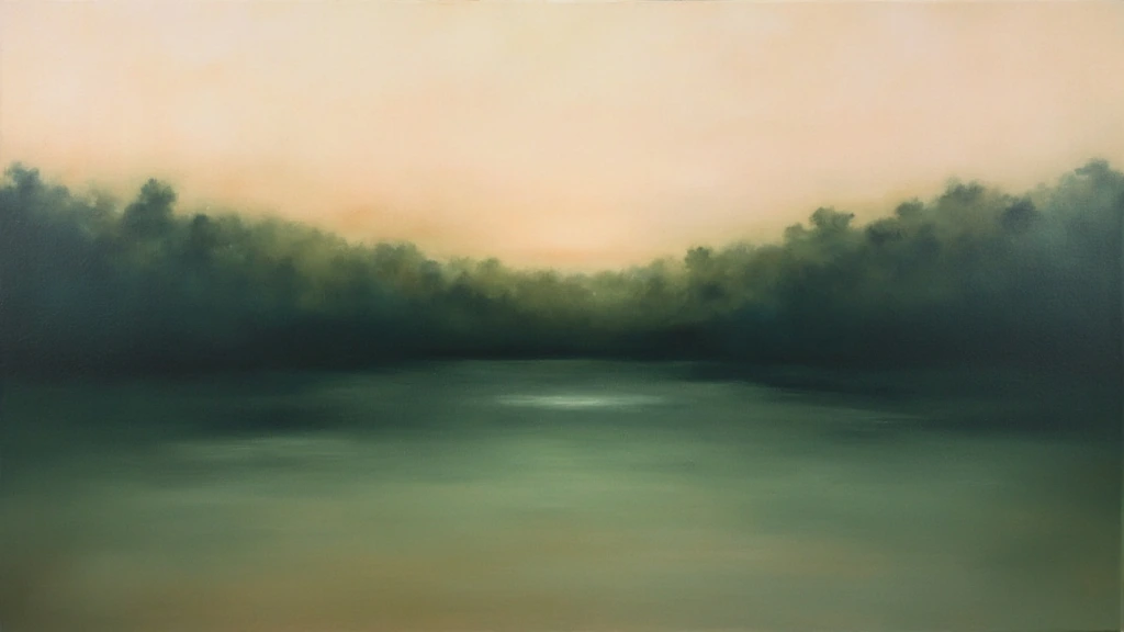 Threshold III, 2024, oil on linen by Mara Lindqvist.